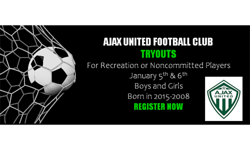 Ajax United Winter Try OUts