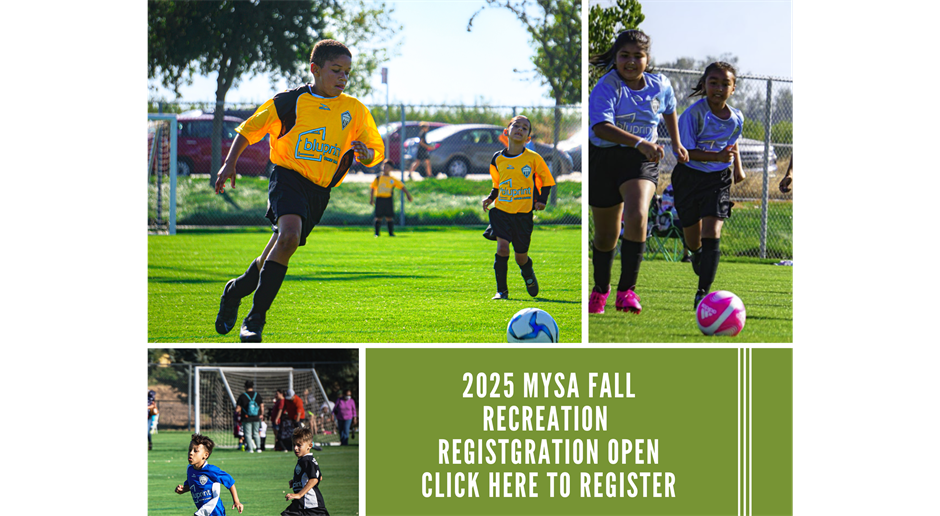 2025 MYSA FALL REC REGISTRATION